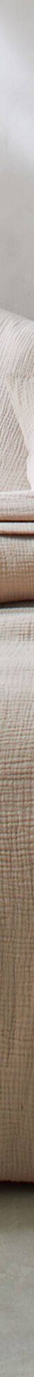 Linge de lit uni en triple gaze de coton (sable) Linge de lit uni en triple gaze de coton (sable)